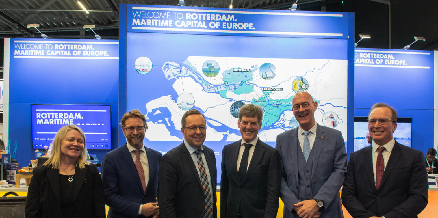Ontvangst Finse maritieme delegatie in Rotterdam Maritime Capital