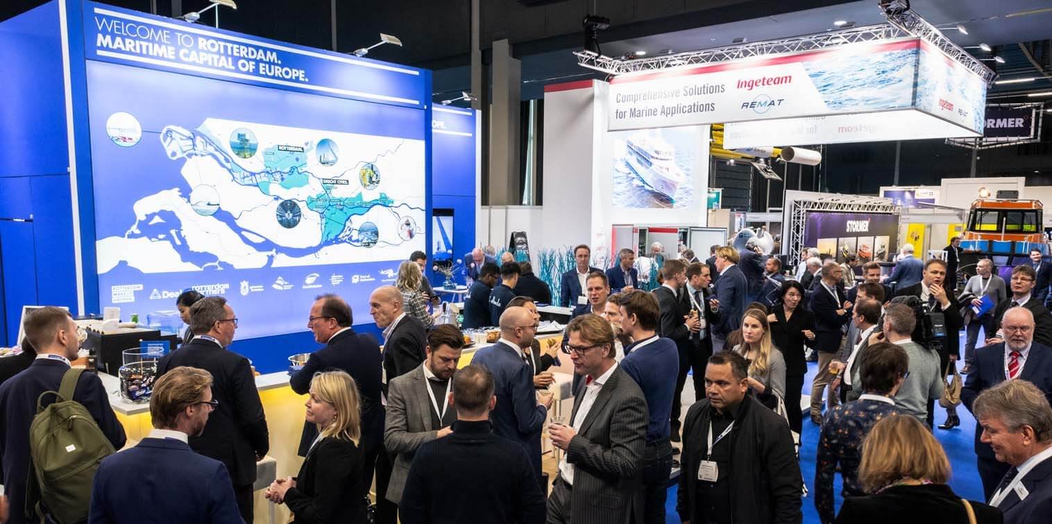 Networking at Europort - Rotterdam Ahoy - Rotterdam Maritime Capital of Europe