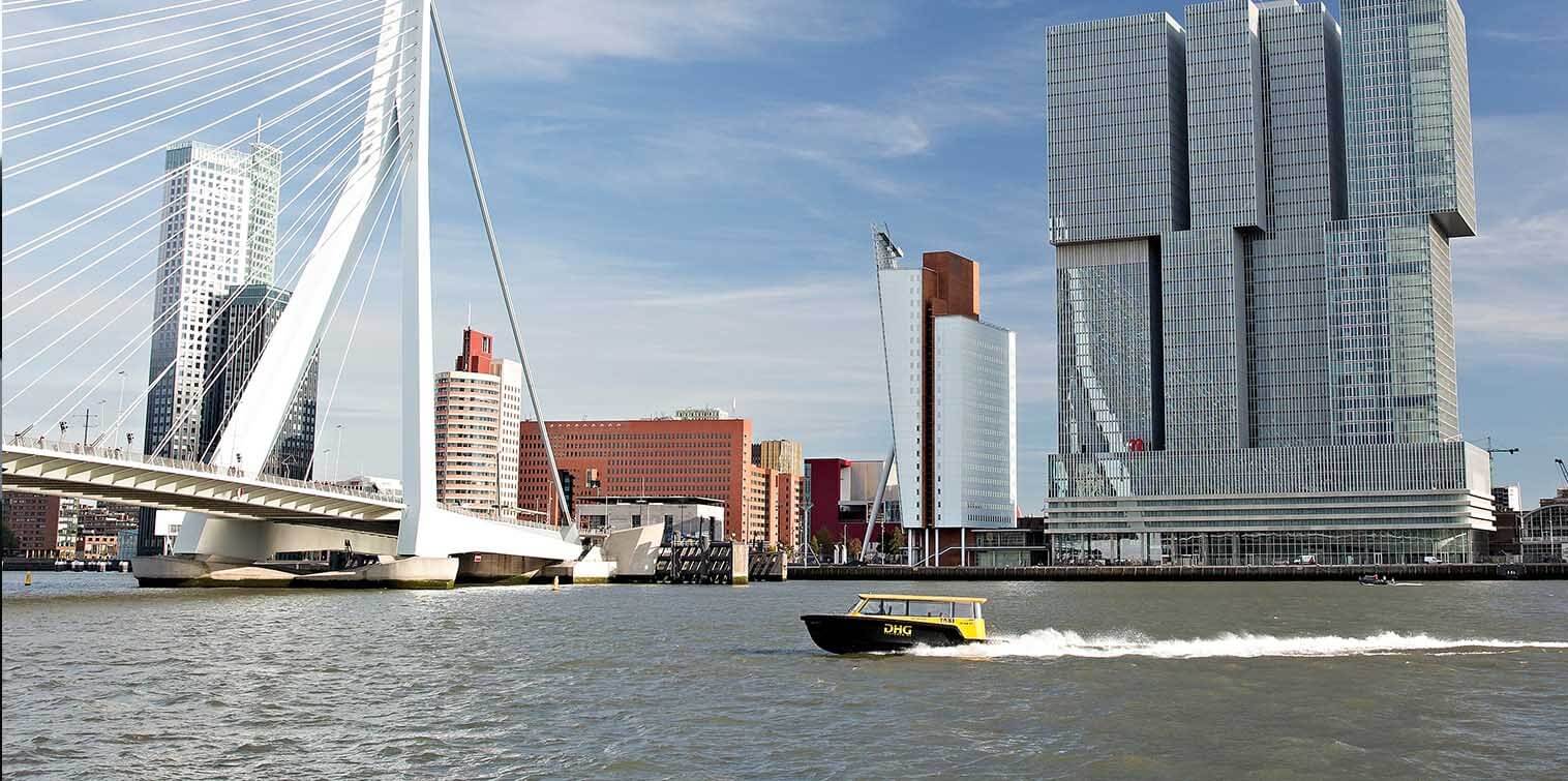 Erasmus bridge - Rotterdam Maritime Capital of Europe